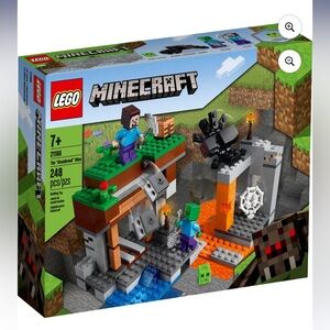 NEW LEGO Minecraft The Abandoned Mine Building Toy 21166 Zombie Cave 248 piece